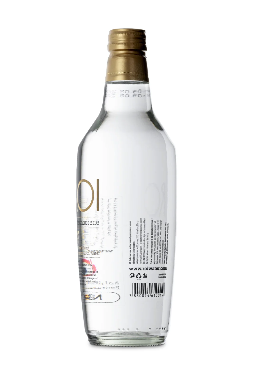 ROI WATER - 16.9 oz Glass Bottle - 5 x boxes (30 bottles) - Image 3